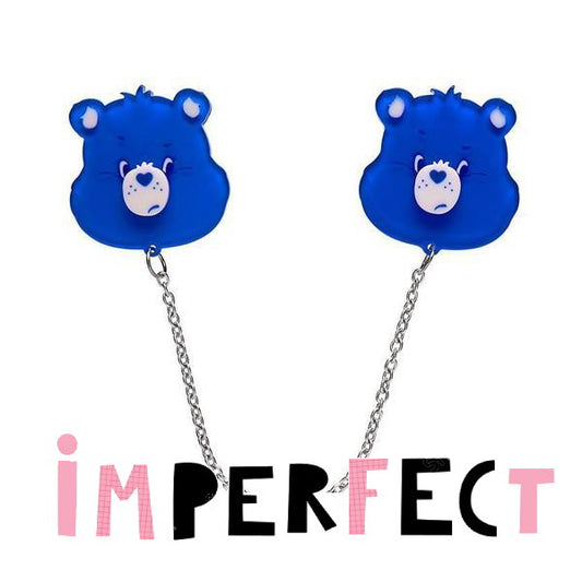 Erstwilder - Care Bears 2 - Grumpy Bear™ Cardigan Clips (imperfect) - 20th Century Artifacts