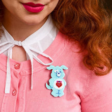Load image into Gallery viewer, Erstwilder - Care Bears 2 - Loyal Heart Dog™ Brooch (2021) - 20th Century Artifacts