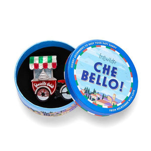 Erstwilder - Carello Dei Gelati Brooch - 20th Century Artifacts