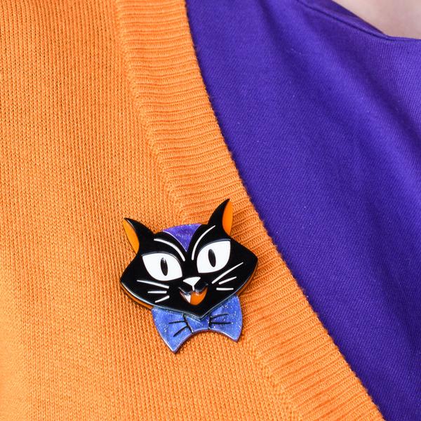 Erstwilder - Cat Charming Brooch (2020) - 20th Century Artifacts