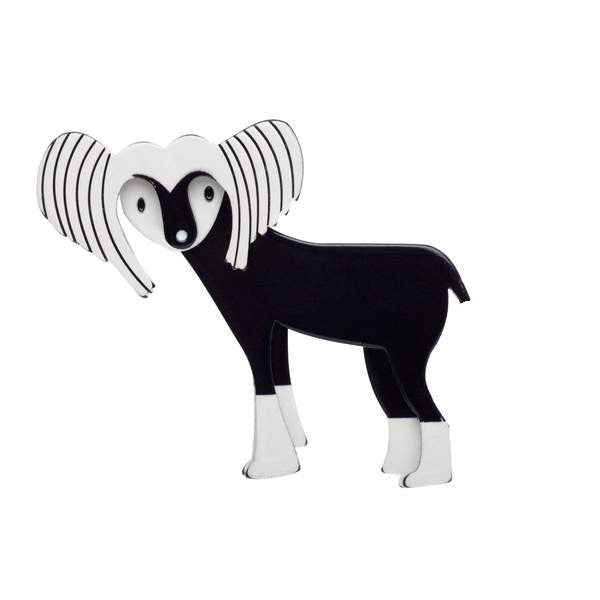 Erstwilder - Chad the Chinese Crested Brooch (2013) (pre-loved) - 20th Century Artifacts