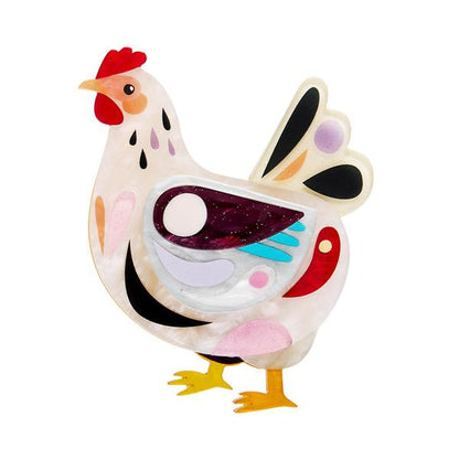 Erstwilder - Clara the Chicken Brooch - 20th Century Artifacts