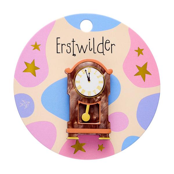 Erstwilder - Clock Simplified Mini Brooch (Pete Cromer) (2026) - 20th Century Artifacts