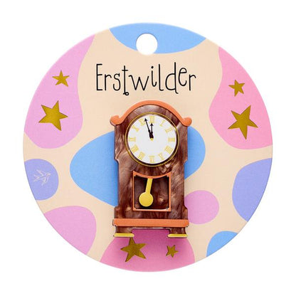 Erstwilder - Clock Simplified Mini Brooch (Pete Cromer) (2026) - 20th Century Artifacts
