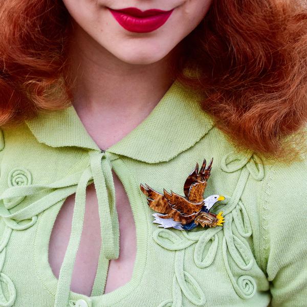 Erstwilder - Comeback Kid Eagle Brooch (2020) - 20th Century Artifacts