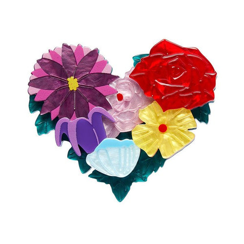Erstwilder - Corazon de Flores Brooch (Frida Kahlo) - 20th Century Artifacts