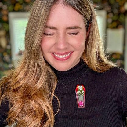 Erstwilder - Cozy Coffin Brooch (Megan Roy) - 20th Century Artifacts