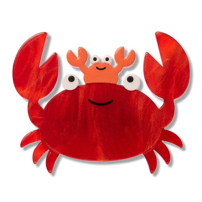 Erstwilder - Crabs Simplified Mini Brooch - 20th Century Artifacts