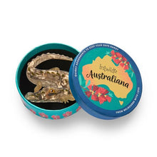 Load image into Gallery viewer, Erstwilder - Crikey the Saltwater Crocodile Brooch - 20th Century Artifacts
