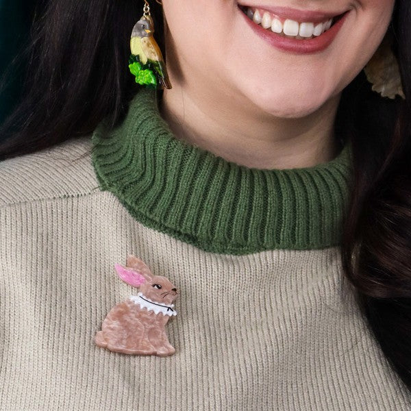 Erstwilder - Dainty Bunny Brooch (Fleur Harris) - 20th Century Artifacts