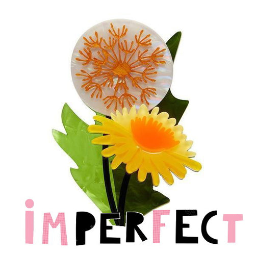 Erstwilder - Dandelion's Ballad Brooch (imperfect) - 20th Century Artifacts