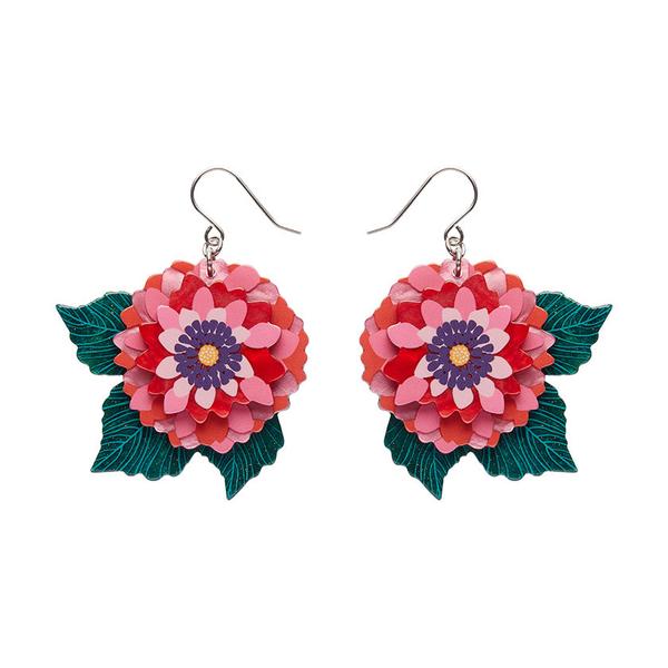 Erstwilder - Dazzling Dahlia Drop Earrings (Jocelyn Proust) (2025) - 20th Century Artifacts