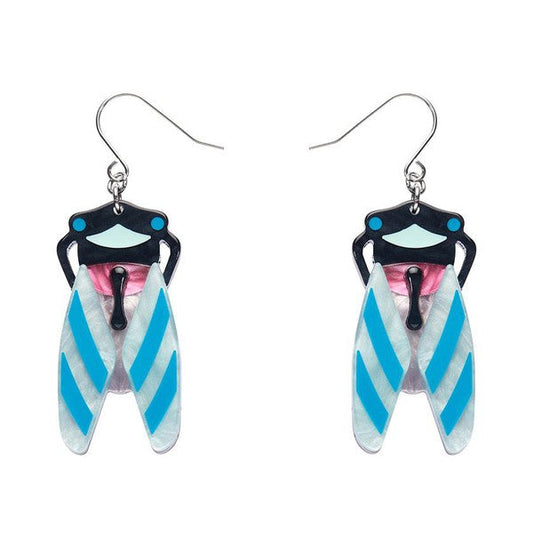 Erstwilder - Deco Cicada Drop Earrings - 20th Century Artifacts