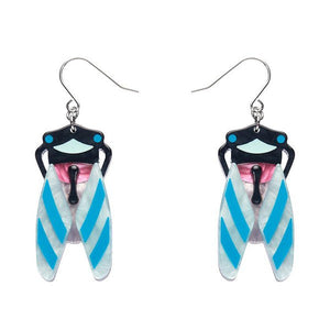 Erstwilder - Deco Cicada Drop Earrings - 20th Century Artifacts