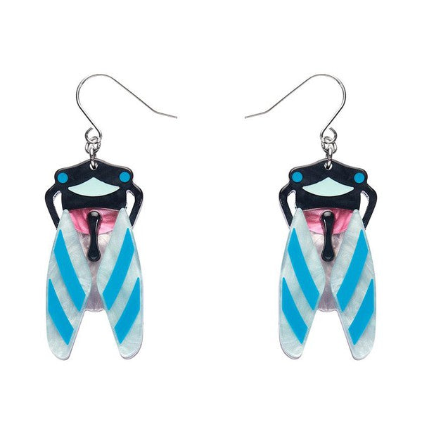 Erstwilder - Deco Cicada Drop Earrings - 20th Century Artifacts