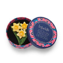 Load image into Gallery viewer, Erstwilder - Delightful Daffodils Brooch (Jocelyn Proust) - 20th Century Artifacts
