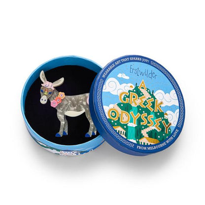 Erstwilder - Devoted Donkey Brooch - 20th Century Artifacts