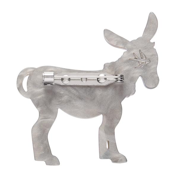 Erstwilder - Devoted Donkey Brooch - 20th Century Artifacts