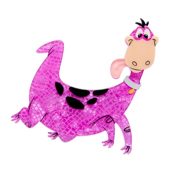 Erstwilder - Dino Flintstone Brooch - 20th Century Artifacts
