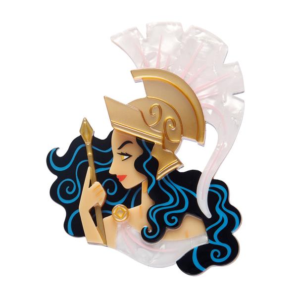 Erstwilder - Divine Athena Brooch - 20th Century Artifacts