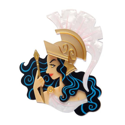 Erstwilder - Divine Athena Brooch - 20th Century Artifacts