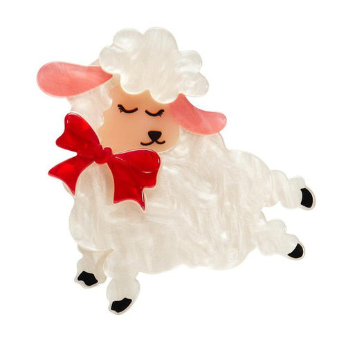 Erstwilder - Dolly the Demure Brooch - 20th Century Artifacts