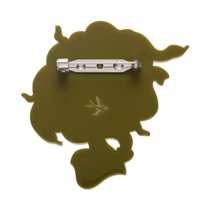 Erstwilder - Don't Look Now Brooch - 20th Century Artifacts