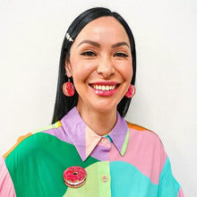 Load image into Gallery viewer, Erstwilder - Donut Cake Brooch - 20th Century Artifacts