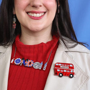 Erstwilder - Double-Decker Brooch - 20th Century Artifacts