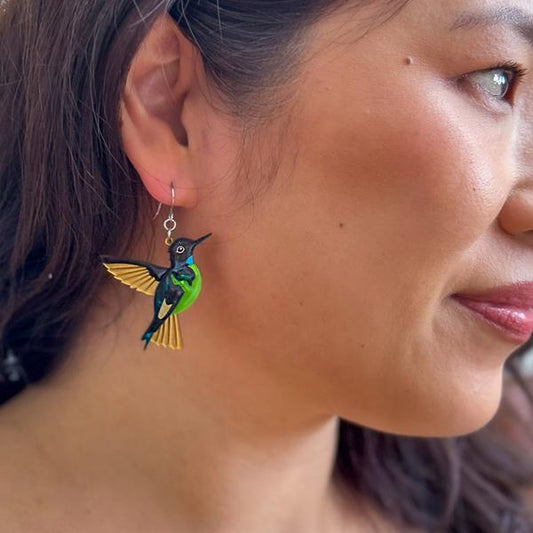 Erstwilder - Dusky Starfrontlet Drop Earrings - 20th Century Artifacts