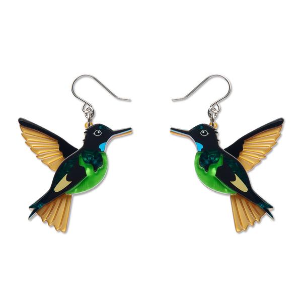 Erstwilder - Dusky Starfrontlet Drop Earrings - 20th Century Artifacts