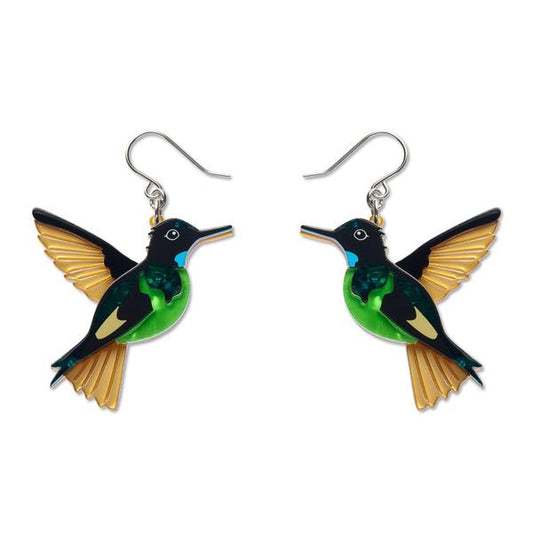 Erstwilder - Dusky Starfrontlet Drop Earrings - 20th Century Artifacts