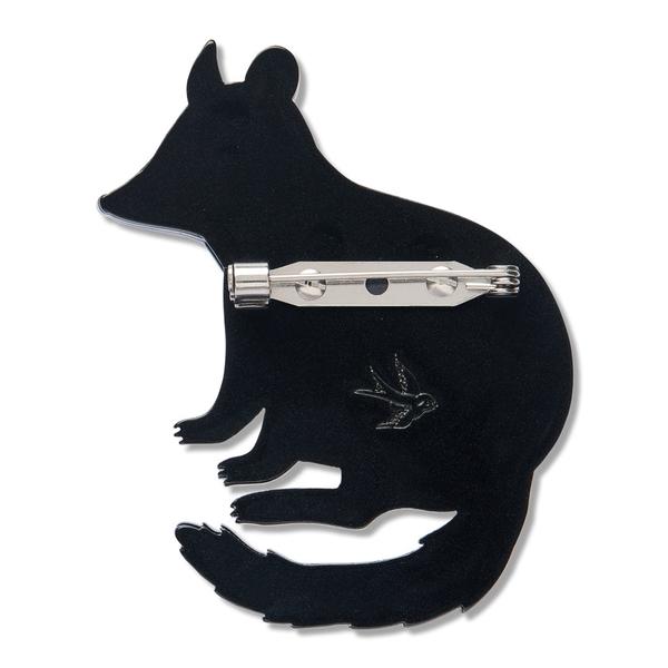 Erstwilder - Eastern Quoll Brooch - 20th Century Artifacts