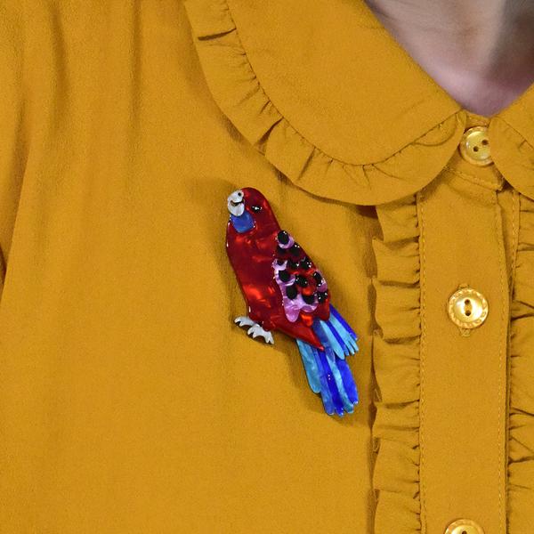 Erstwilder - Everything's Rosy Brooch (Jocelyn Proust) (2021) - 20th Century Artifacts