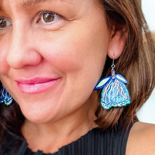 Erstwilder - Fabled Flowering Gum Drop Earrings (Lauren Rogers) - 20th Century Artifacts