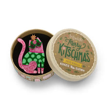 Load image into Gallery viewer, Erstwilder - Feline Fab-Yule-Us Brooch - 20th Century Artifacts