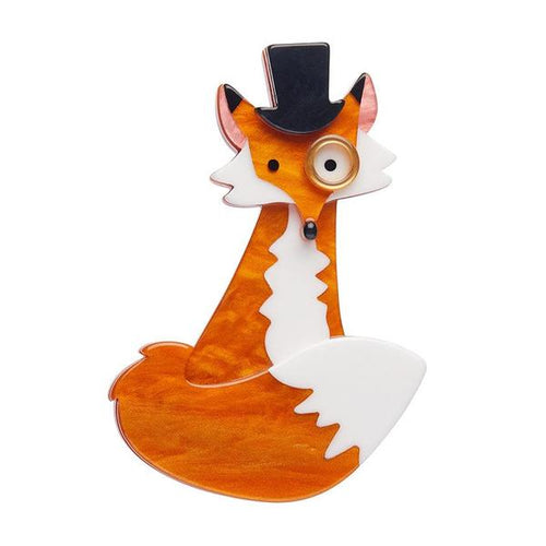 Erstwilder - Felix the Fox Brooch - 20th Century Artifacts