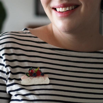 Erstwilder - Festive Pavlova Brooch (2021) - 20th Century Artifacts