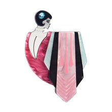 Load image into Gallery viewer, Erstwilder - Flamingo Diva Brooch - 20th Century Artifacts