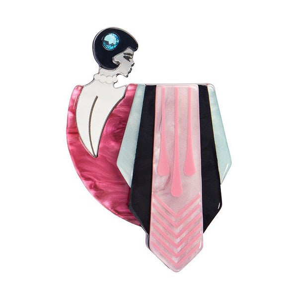Erstwilder - Flamingo Diva Brooch - 20th Century Artifacts
