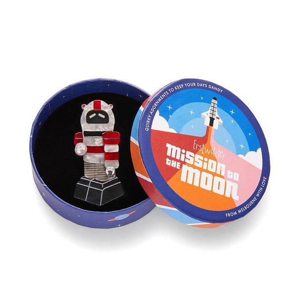 Erstwilder - Flight Engineer Robot Brooch (2023) - 20th Century Artifacts