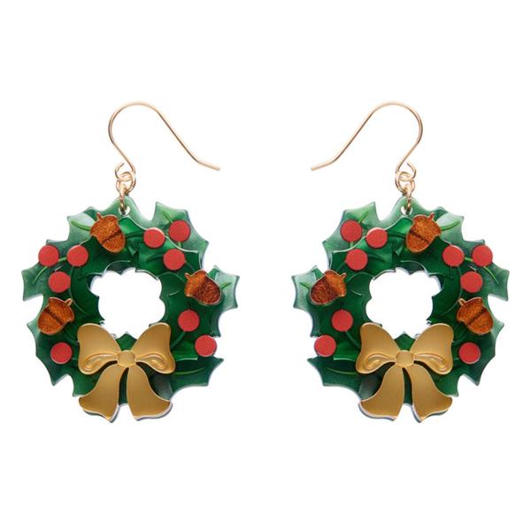 Erstwilder - Forest Wreath Drop Earrings - 20th Century Artifacts