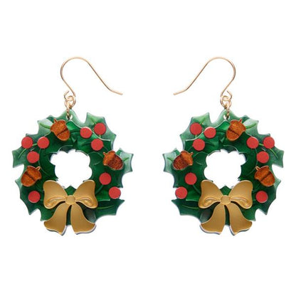 Erstwilder - Forest Wreath Drop Earrings - 20th Century Artifacts