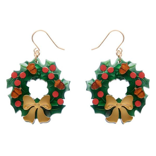 Erstwilder - Forest Wreath Drop Earrings - 20th Century Artifacts