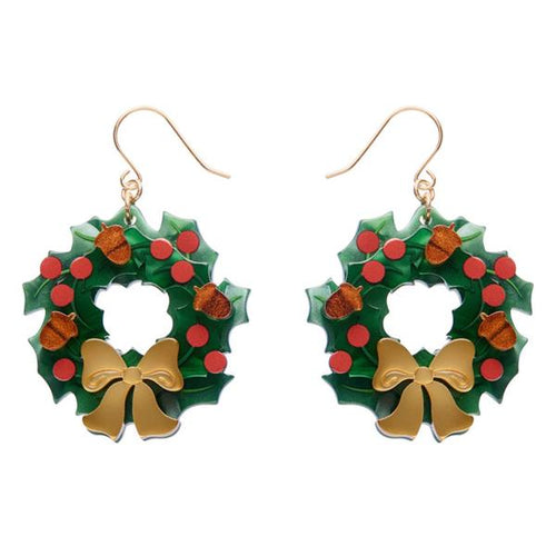 Erstwilder - Forest Wreath Drop Earrings - 20th Century Artifacts