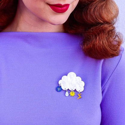 Erstwilder - Four Seasons Cloud Brooch (2020) - 20th Century Artifacts