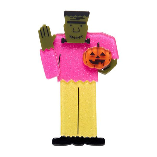 Erstwilder - Frankenstein's Friendly Monster Brooch (Megan Roy) - 20th Century Artifacts