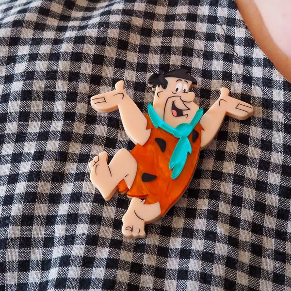 Erstwilder - Fred Flintstone Brooch - 20th Century Artifacts