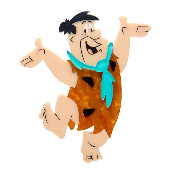 Erstwilder - Fred Flintstone Brooch - 20th Century Artifacts