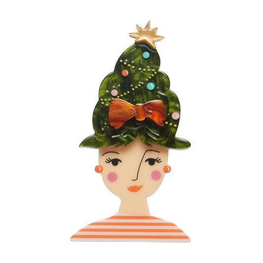 Erstwilder - Fresh Festive Do Brooch - 20th Century Artifacts
